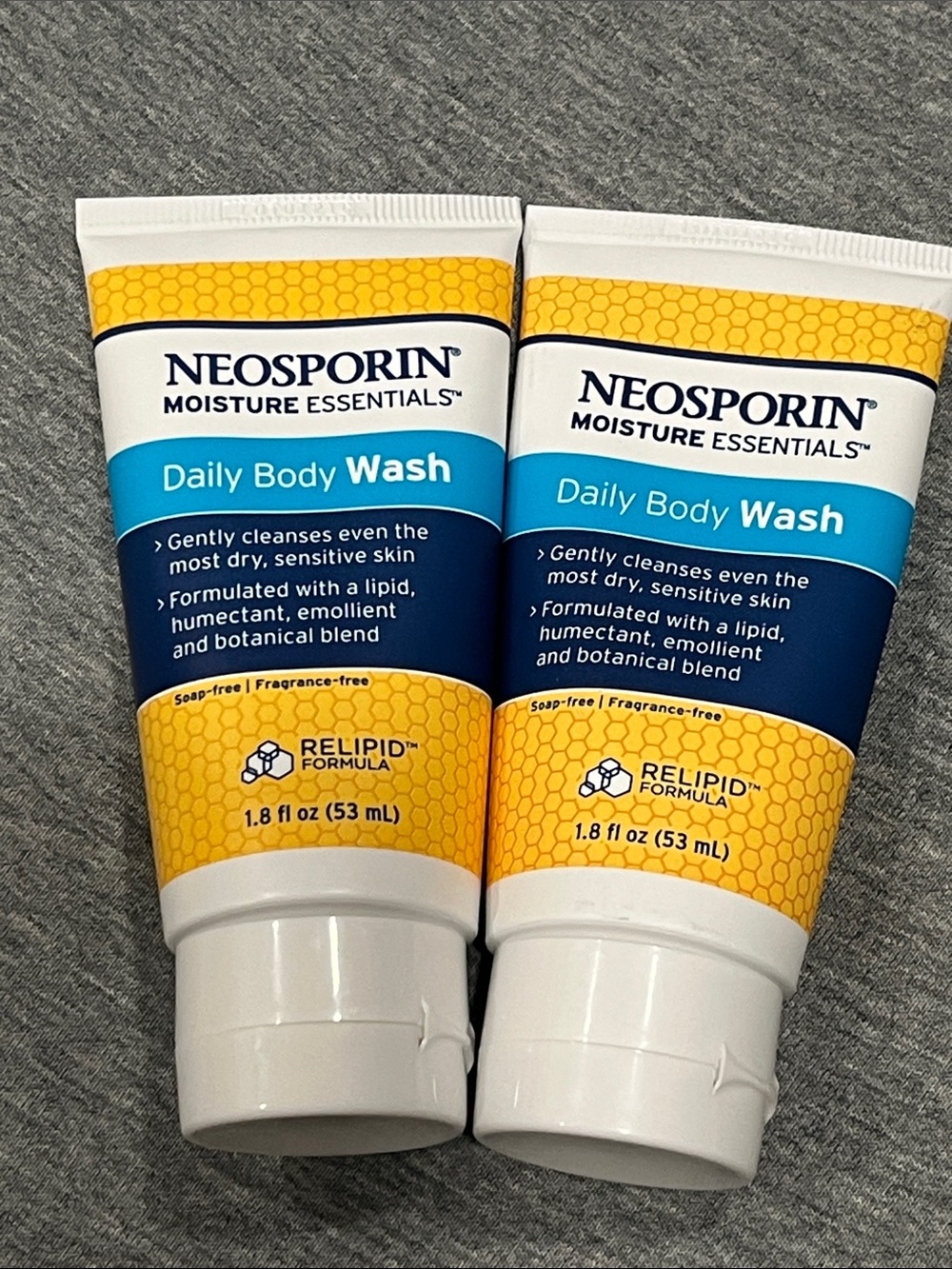 NWT Neosporin Moisture Essentials Daily Body Wash (1.8 oz) (Pack of 2)